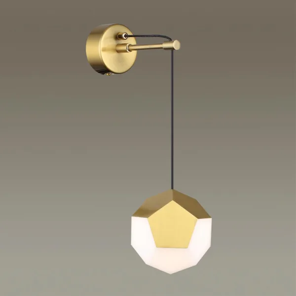 Настенный св-к LED 7W 420Лм IP20 BINGO золото ODEON LIGHT — фото 2