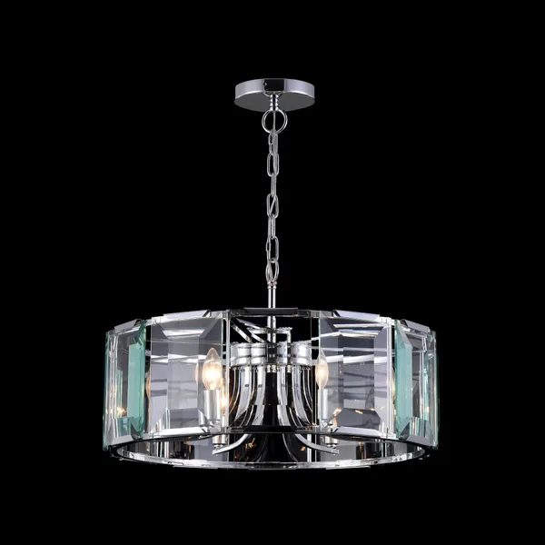 Подвесной светильник 6*E14 40Вт Хром IP20 Cerezo MOD202PL-06N Maytoni — фото 7