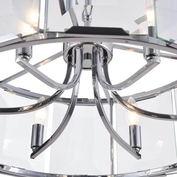 Подвесной светильник 6*E14 40Вт Хром IP20 Cerezo MOD202PL-06N Maytoni — фото 4