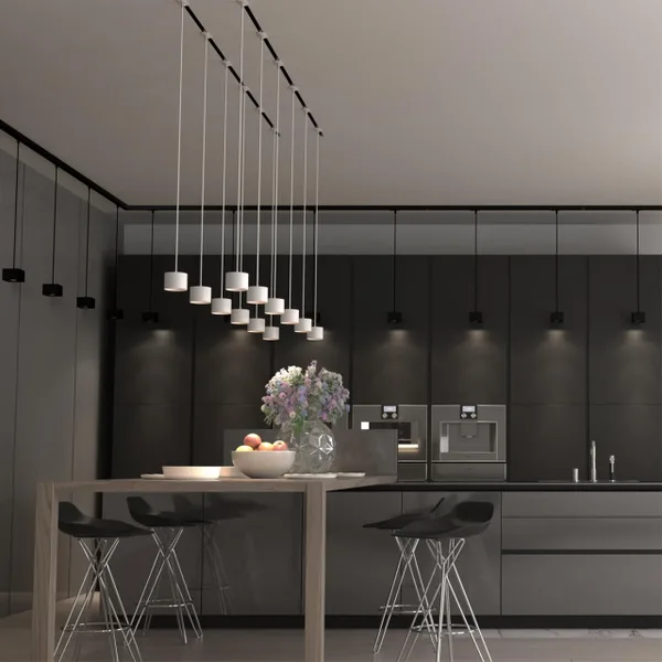 Св-к трековый,провод 1.2м IP20 LED 4000К 12W 220V черный PATERA B NOVOTECH — фото 2