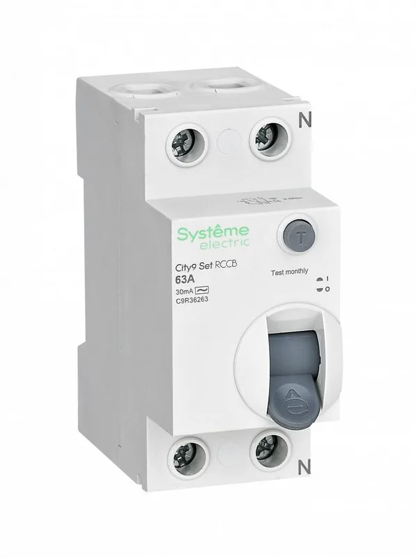 Выключатель дифференциального тока (ВДТ) 25А 2P 30мА Тип-AC 230В City9 Set Systeme Electric Systeme Electric (Schneider Electric)