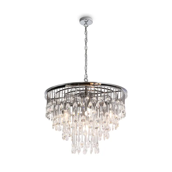 Подвесной светильник 7*E14 40Вт Хром IP20 Linn MOD091PL-07CH Maytoni