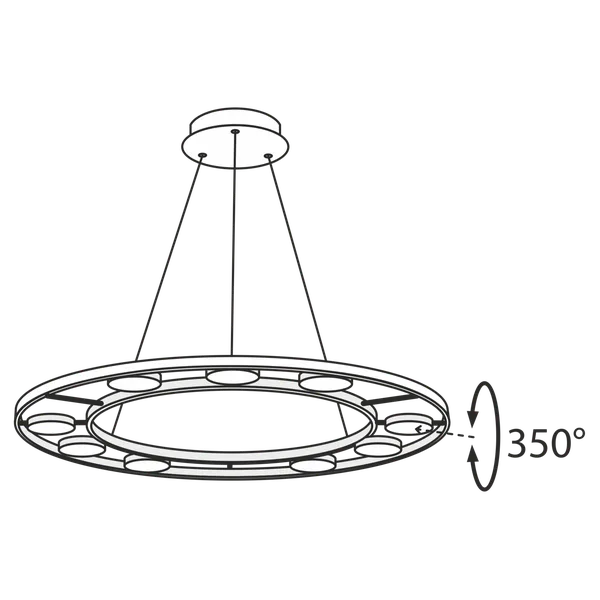 Подвесной светильник 63Вт 3000K Черный IP20 Fad MOD070PL-L63B3K Technical Maytoni — фото 4