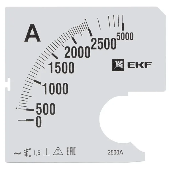 Шкала сменная для A961 2500/5А-1,5 PROxima EKF
