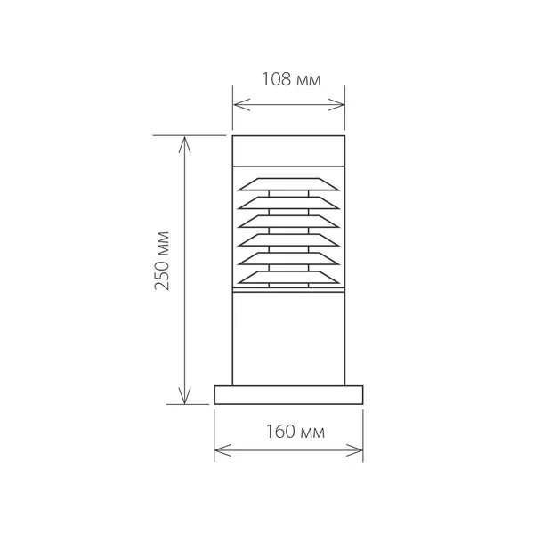 Ландшафтный светильник 1*E27 черный IP54 (a035096) Elektrostandard — фото 4
