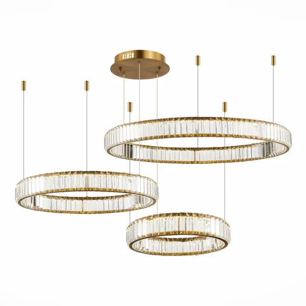 Люстра подвесная Латунь/Прозрачный LED 1*122Вт 4000К SL1622.313.03 ST LUCE