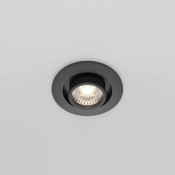 Встраиваемый светильник LED 10Вт Черный IP20 Downlight DL045-01-10W4K-B Technical Maytoni — фото 4