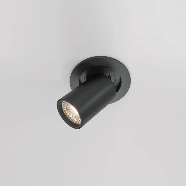 Встраиваемый светильник LED 10Вт Черный IP20 Downlight DL045-01-10W4K-B Technical Maytoni — фото 3