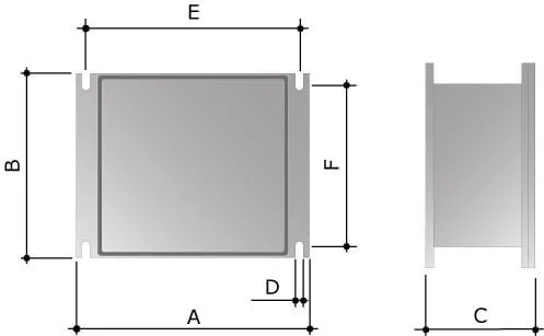 Коробка ответвительная алюминиевая окрашенная, IP66/IP67, RAL9006, 90х90х53мм DKC — фото 5