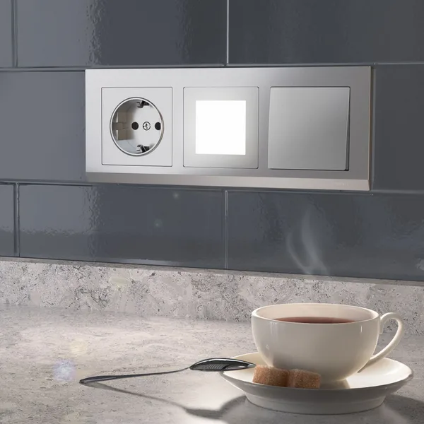Встраиваемая LED подсветка (серебряный) СУ IP20 Werkel — фото 2
