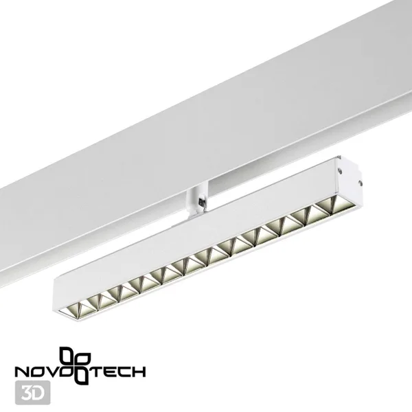 Трековый св-к для низков.шинопровода IP20 LED 4000K 12W 48V FLUM белый I NOVOTECH — фото 3