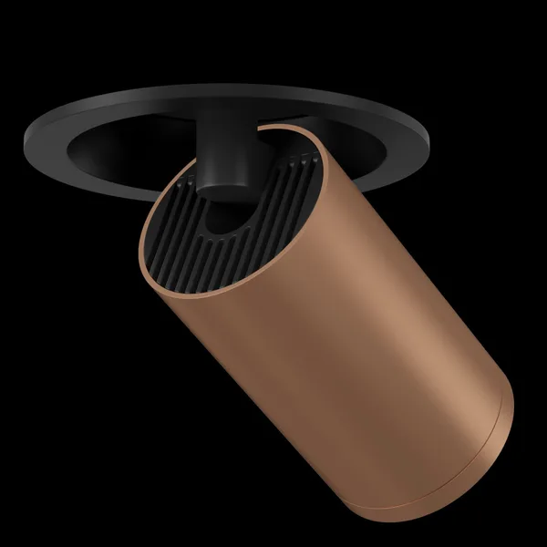 Встраиваемый светильник 1*GU10 10Вт Черный и Медь матовая IP20 FOCUS S C048CL-1BC Technical Maytoni — фото 4