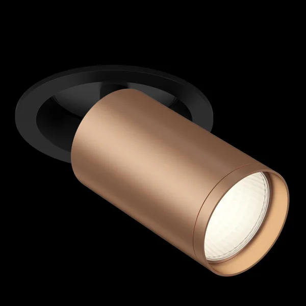 Встраиваемый светильник 1*GU10 10Вт Черный и Медь матовая IP20 FOCUS S C048CL-1BC Technical Maytoni — фото 2