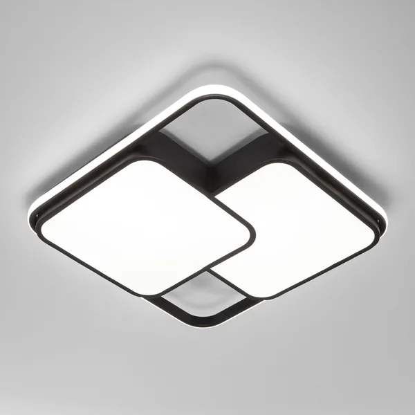 Потолочный светодиодный светильник черный IP20 (90253/1) Eurosvet