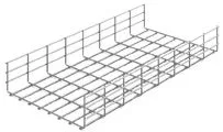 Проволочный лоток 400х105х3000 (горячий цинк) Ostec