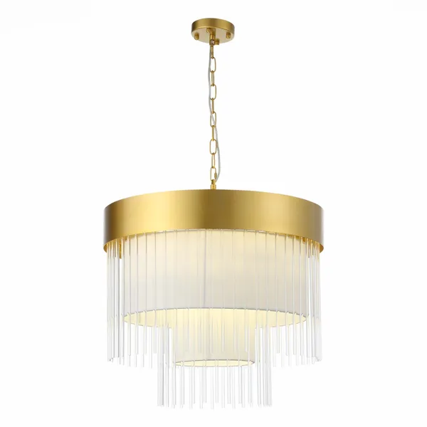 Люстра подвесная Золотистый/Белый, Прозрачный E14 9*40Вт SL1352.203.09 ST LUCE