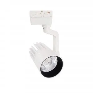 Св-к св/д трековый 25W 4000К пластик/белый ULB-Q274 Volpe