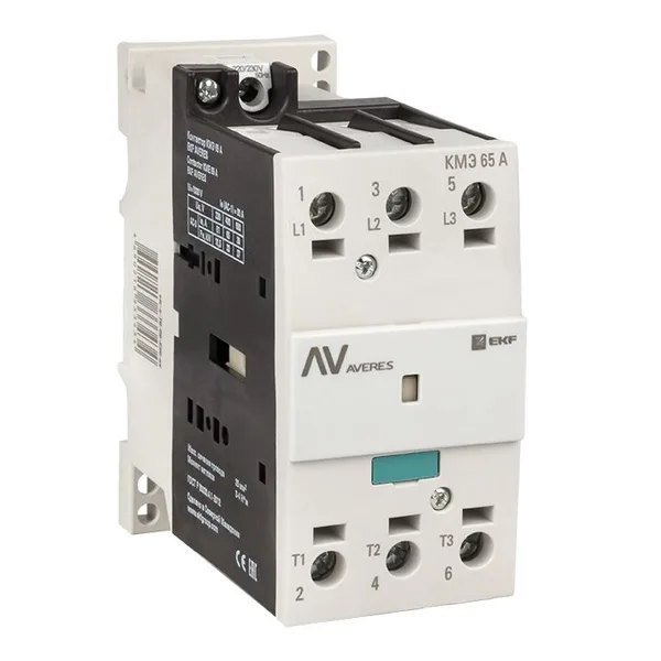 Контактор КМЭ 65А 400В АС AVERES EKF