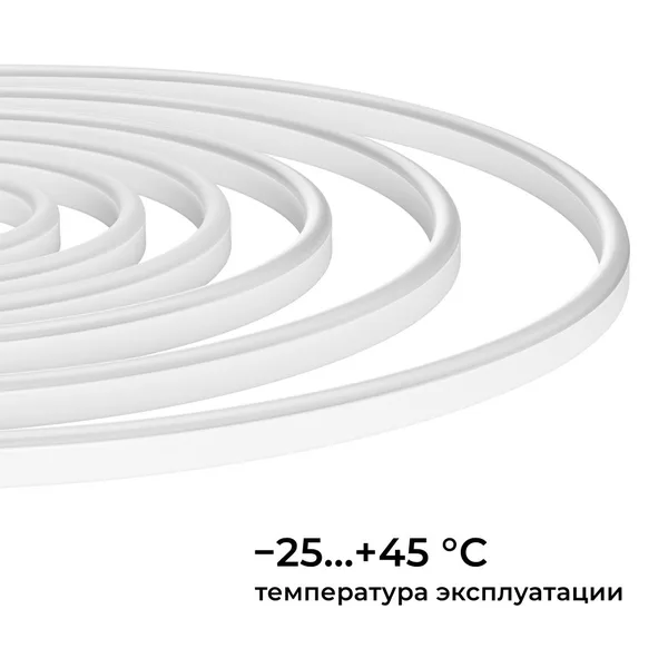 17-49 Светодиодный неон 220В, 6Вт/м, RGB, smd 5050, 80д/м, 10*18мм, 50м, IP65 Apeyron — фото 8