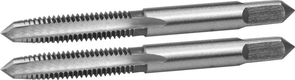 М6x1.0мм, комплект метчиков, сталь 9ХС, ручные, 4-28006-06-1.0-H2 ЗУБР