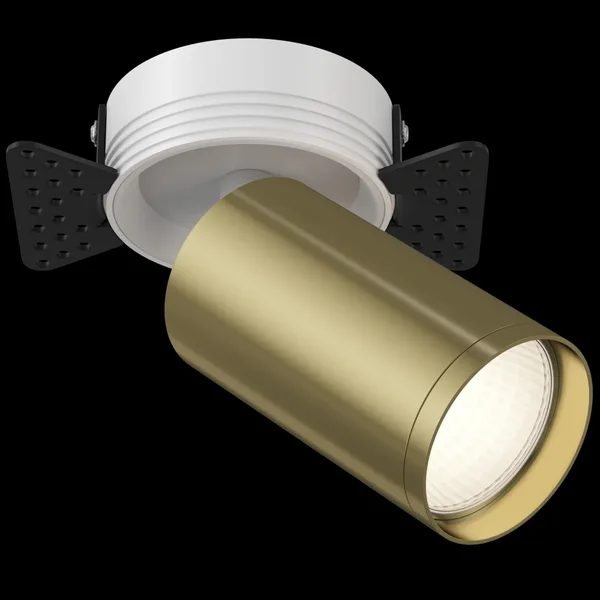 Встраиваемый светильник 1*GU10 10Вт Белый и Латунь IP20 FOCUS S C058CL-1WBS Technical Maytoni — фото 2