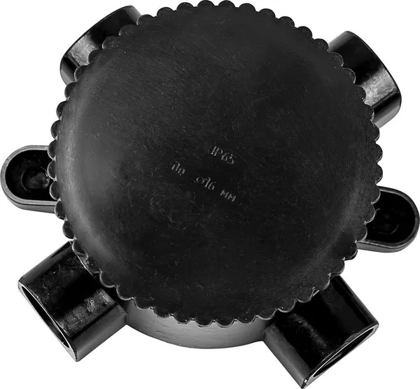 Монтажная электрическая коробка КЭМ 2-660-3, 660V, 165х65х135, черный Feron