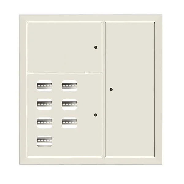 Щит этажный 7 кв, RAL9001 (1000х950х150) Basic EKF