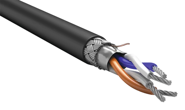 ITK Кабель интерфейсный RS-485 2х2х0,78 нг(А)-HF черный (200м)