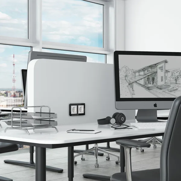 Розетка с заземлением (белый матовый) СУ IP20 Werkel — фото 4