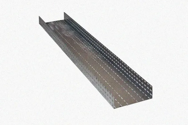 Лоток перфорированный ЛМ 100х65х3000 УТ1,5, оцинкованный лист S1,0 Курганский ЗЭМИ