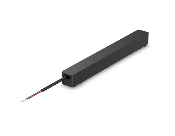 Блок питания внутренний с вводом питания для шинопровода Magnetic Ultra Slim GV1235 BK черный IP20 100W 48V 310*26*24 Ambrella Light