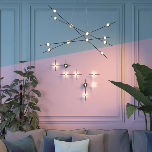 Подвесной св-к LED 4000K 48W 220V COSTELLA золотистый/металл ODEON LIGHT — фото 2