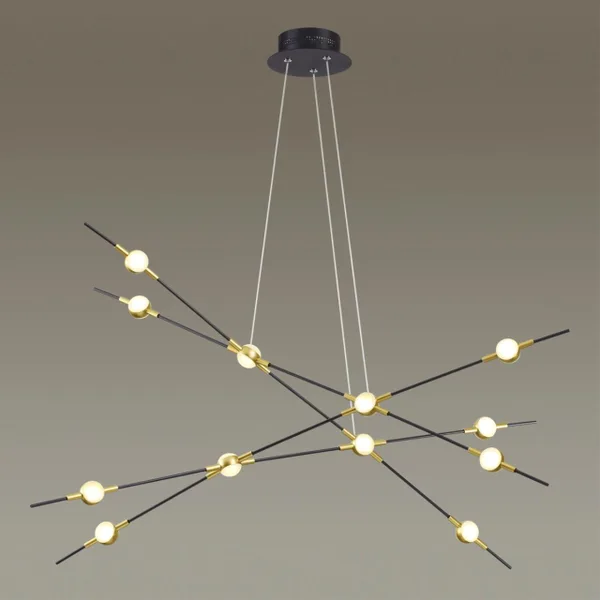 Подвесной св-к LED 4000K 48W 220V COSTELLA золотистый/металл ODEON LIGHT — фото 3