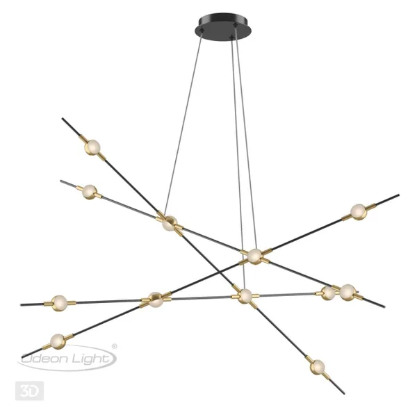 Подвесной св-к LED 4000K 48W 220V COSTELLA золотистый/металл ODEON LIGHT — фото 4