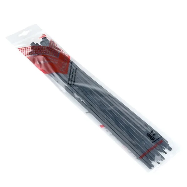 Хомут P6,6 стандартный (ч), 4,8x300 (50шт) FlexLock PROxima EKF