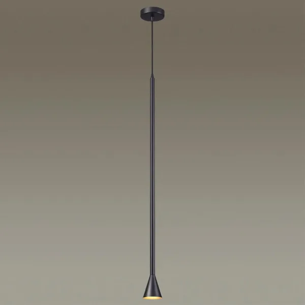 Подвесной св-к LED GU10 7W 220V PIPA черный/металл ODEON LIGHT — фото 3