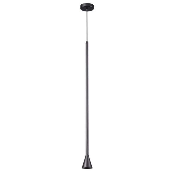 Подвесной св-к LED GU10 7W 220V PIPA черный/металл ODEON LIGHT