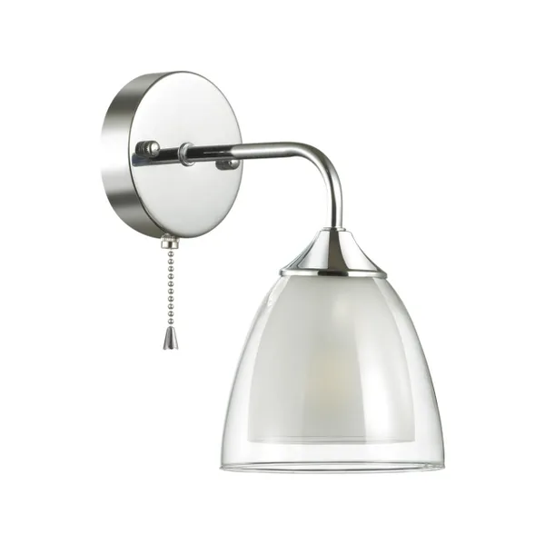 Бра с выкл.E14 1*60W 220V TOBY хром LUMION