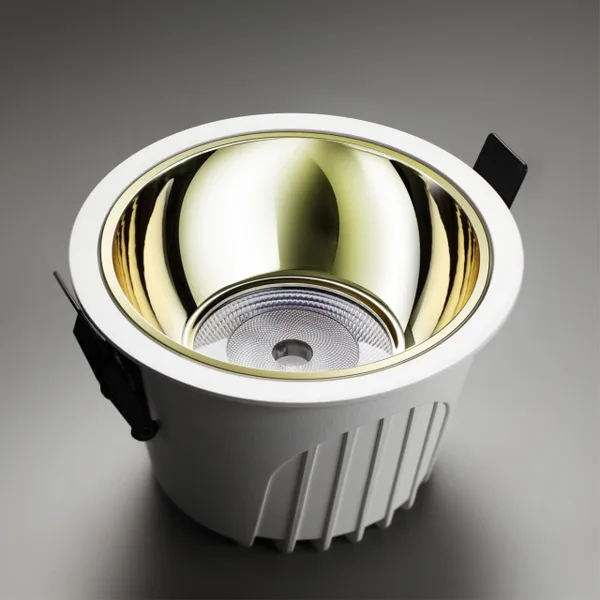 Св-к встр.св/д IP20 LED 4000К 20W 100-265V KNOF белый/золото NOVOTECH — фото 5