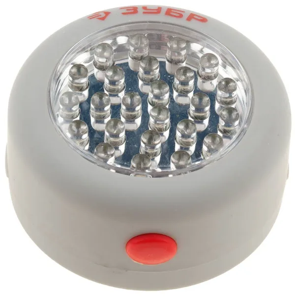 Фонарь светодиодный, 24 LED, магнит, крючок для подвеса, 3ААА ЗУБР