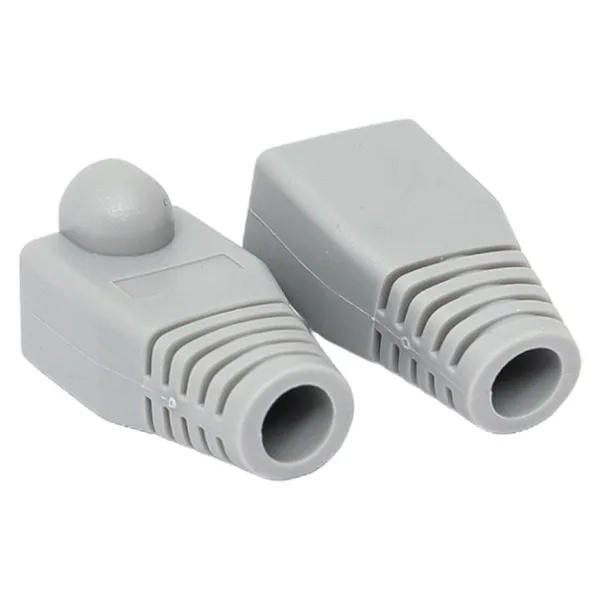 Колпачок изолирующий TERACOM для коннекторов RJ-45 PVC серый (упак,10шт) EKF — фото 2