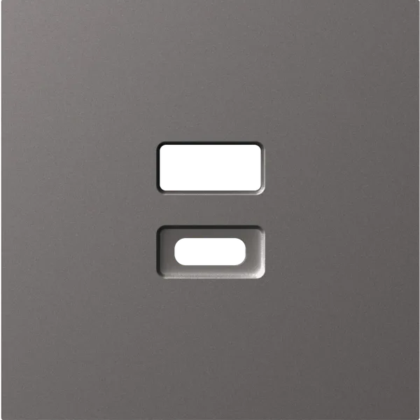 Donel A07 матовый титан накладка для розеток USB, серия DB