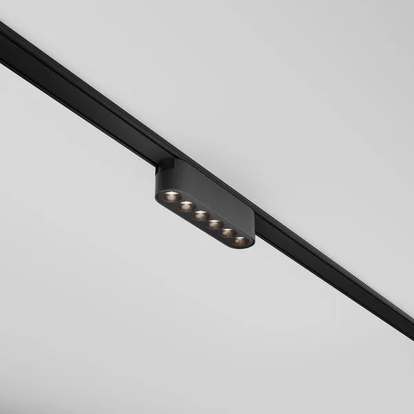 Трековый светильник LED 6Вт Черный IP20 Magnetic track system Radity TR082-1-6W3K-M-B Technical Maytoni — фото 3