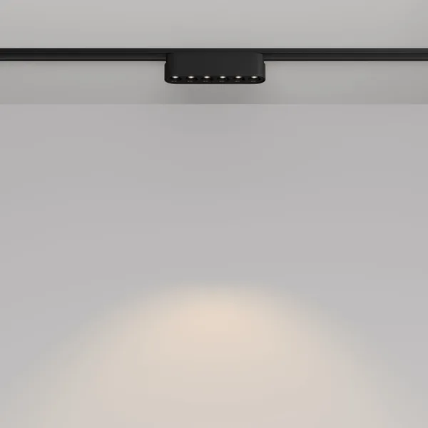 Трековый светильник LED 6Вт Черный IP20 Magnetic track system Radity TR082-1-6W3K-M-B Technical Maytoni — фото 4