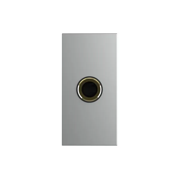 Розетка стерео аудио TRS 6.3 jack серая (механизм) Livolo — фото 2