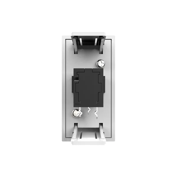 Розетка стерео аудио TRS 6.3 jack серая (механизм) Livolo — фото 4
