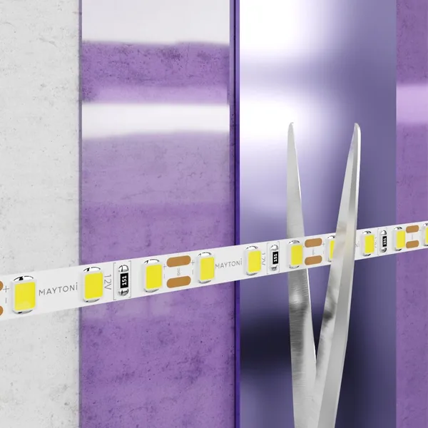 Лента светодиодная 12В 2835 9,6Вт/м 120LED/м 3000K 5м IP20 5мм Technical Maytoni — фото 4