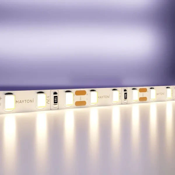 Лента светодиодная 12В 2835 9,6Вт/м 120LED/м 3000K 5м IP20 5мм Technical Maytoni — фото 2