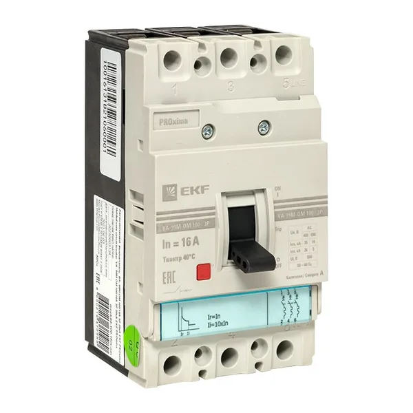 Выключатель автоматический ВА-99М-ОМ 250/250А 3P 35кА PROxima EKF