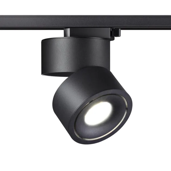 Св-к трековый IP20 LED 15W 4000K 1300Лм 100-265V черный GRODA NOVOTECH — фото 3